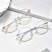 正品 防辐射近视眼镜女边形超轻多有光度数眼睛框镜架男抗蓝目平光