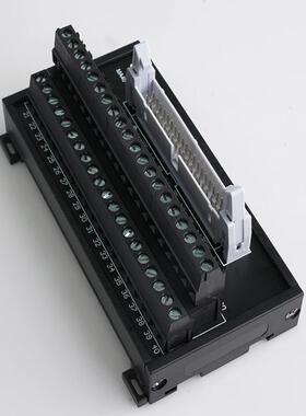 螺普工业导轨式小型MIL牛角欧式通用端子台MA34-K连接器端子台40P