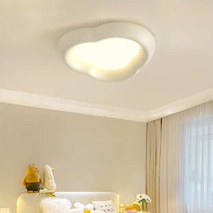 灯具主灯具吸顶灯简房间灯北欧风奶油极卧室卧客厅简约智能现代