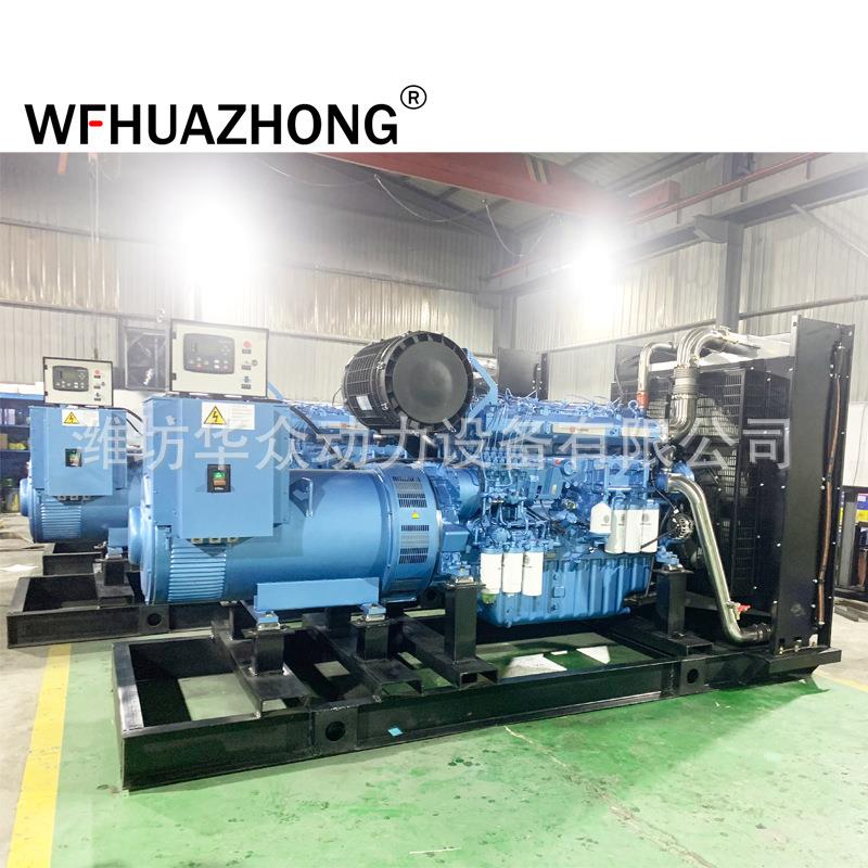 500kw柴油发功电机组500千发电机组瓦发电机组工工程建筑施大率发
