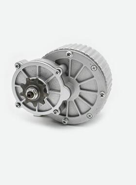 亚陆直流有刷减速电机MY1018-250W450W24V/36v改电动自行车车配