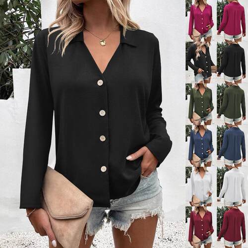 Spring Summer New Fashion Casual Women's Solid Color Long