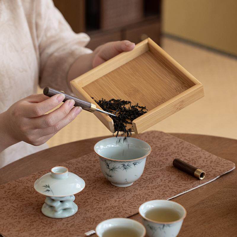 竹制普洱评茶盘赏茶叶盘开茶盘分茶盒茶具配件大小号零配分