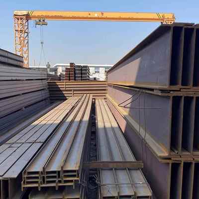 H型钢工字钢钢柱Q355大梁钢Q235马钢大型厂房钢柱热轧H型钢零切