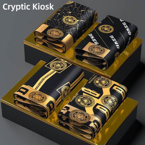 Cryptic Kiosk冰丝柔软男士内裤薄款透气平角裤高档男士四角短裤