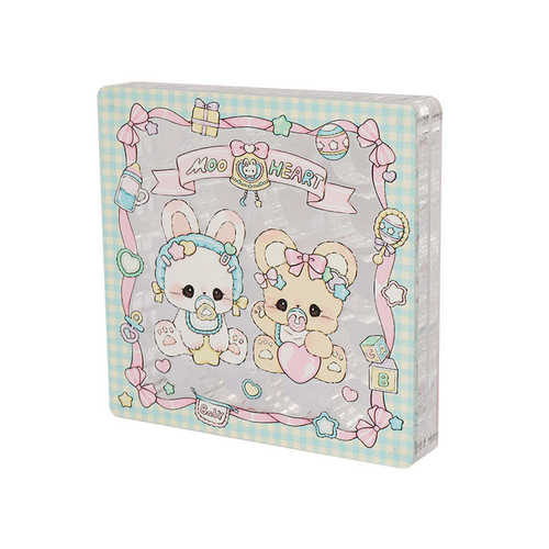 磁吸亚克力饰品盒金豆吊坠贝壳美甲钻收纳盒随身便携式防尘展示盒