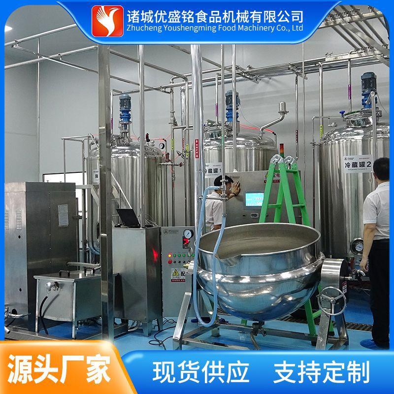 全自动玻璃瓶装柠檬茶饮料加工设备大型铝制易拉罐苏打醋饮料灌