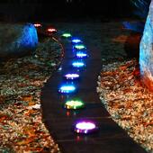 太阳能地埋灯庭院草坪灯户外防水地插灯LED别墅花园景观装 饰彩灯