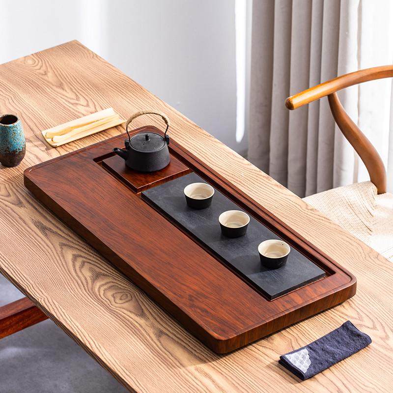 享林茶具/茶盘家用简约整块排水茶台乌金石头花梨茶海功夫日式,餐饮具,茶盘,淘宝优惠券,粉丝福利购,淘宝优惠卷