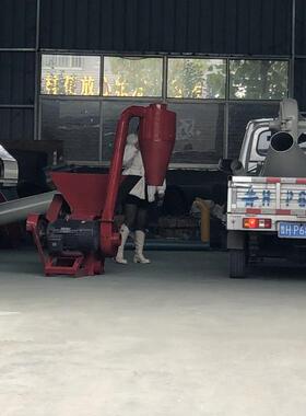 养殖稻026壳打机尘沙克龙除粉机水滴锤片式粉秸秆糠粉碎机