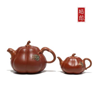 宜兴紫砂壶原矿段泥粉浆全纯手工南瓜壶家用单人小茶壶功夫仿生器