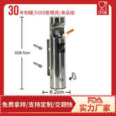 源头工厂304不锈钢挂壁式 烟灰缸商用烟头烟蒂柱带锁户外灭烟柱