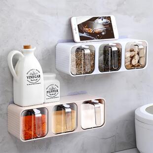 spice Wall kitchen including salt set mounted organizer