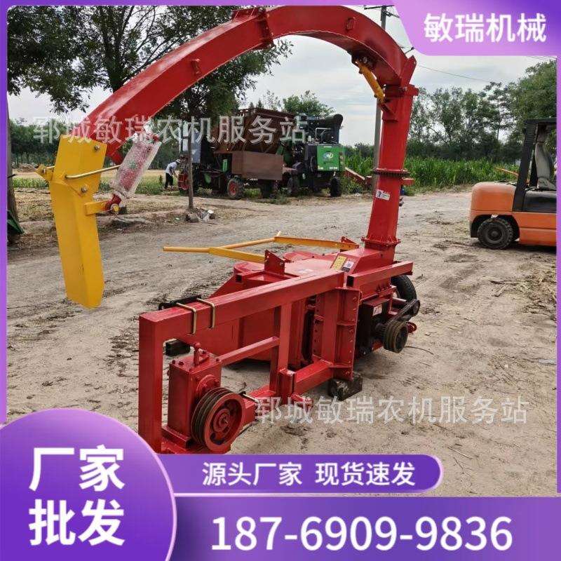 青储粉碎机拖拉机加装侧挂圆盘割台双盘单盘青储机割台收牧草