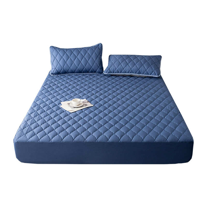 尿床套床罩磨毛床单件笠防尘夹罩保护套棉垫隔床防水外贸床垫