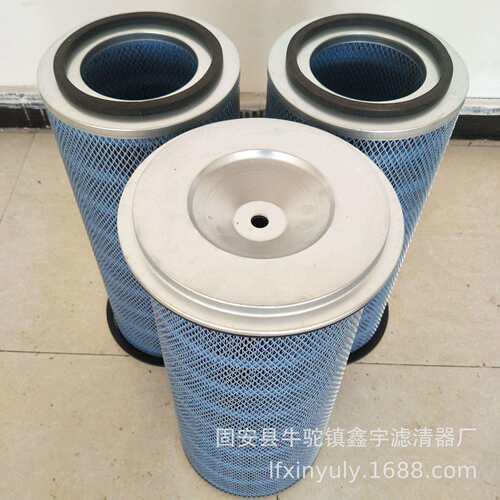 船厂等离子切割机耐高温阻燃除尘滤筒P191920椭圆形滤筒