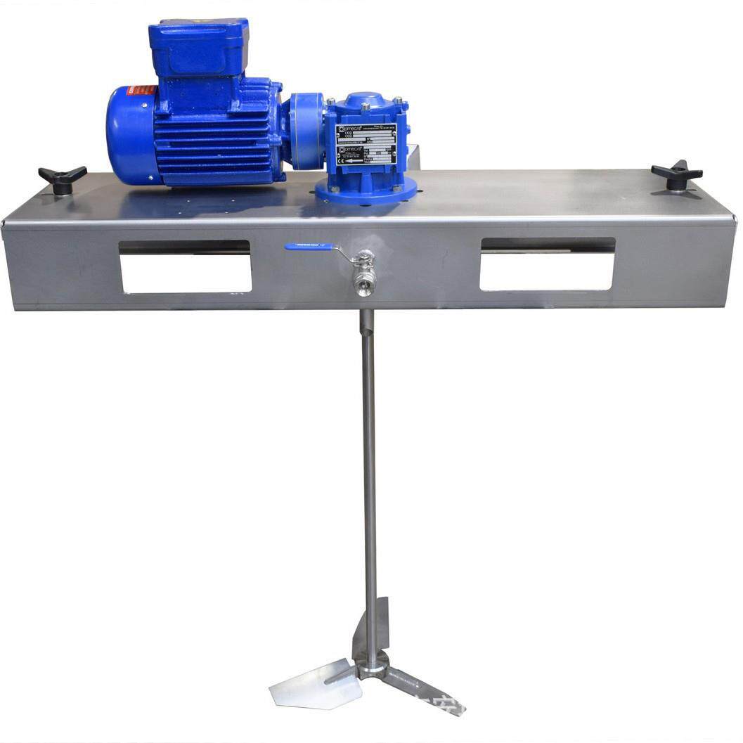 新款1000LIBC吨桶搅拌机漏斗叶轮折叠螺旋桨压扣横板式功率2.2