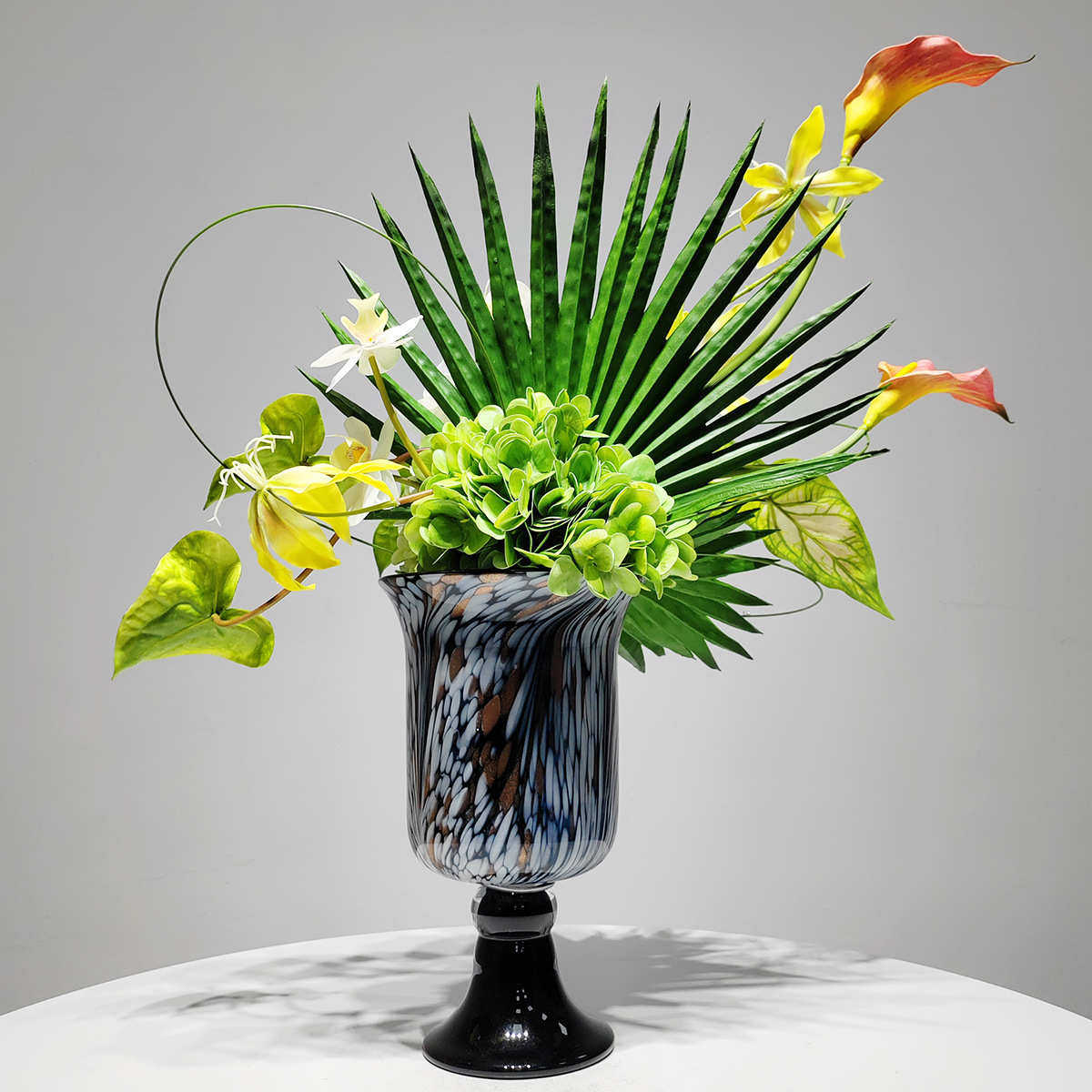 现代轻奢花艺摆件样板房餐桌高级感仿真花玄关酒店售楼处假花摆设,鲜花速递/花卉仿真/绿植园艺,仿真绿植,淘宝优惠券,粉丝福利购,淘宝优惠卷