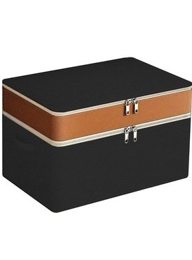 双层拼色无纺布棉被袋手提衣服被子打包搬家袋换季家用衣物收纳袋