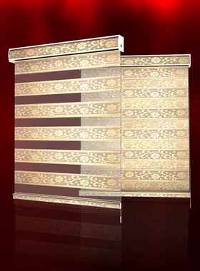 卷帘百窗遮光厨免打孔防VXN水升降手拉房卫生间帘阳叶台卧室浴室