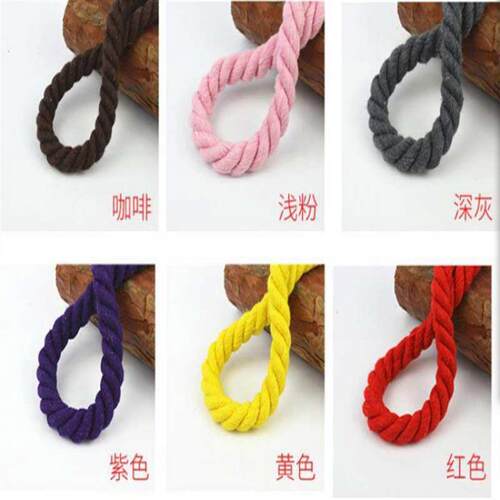 麻绳耐磨三股棉绳DIY手工管道水管捆绑装饰束口抽绳编织绳粗绳子