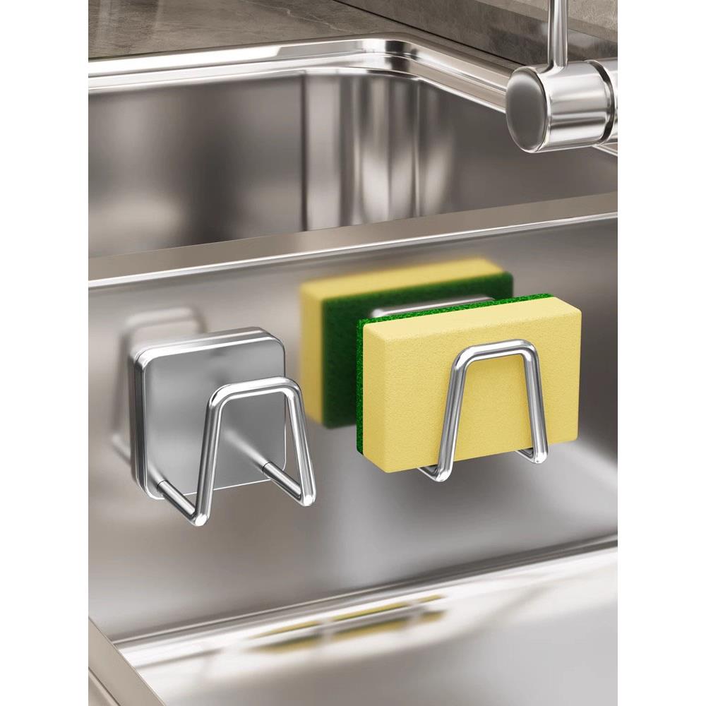 厨房水龙头置物架洗碗洗菜池水槽架沥水篮海绵刷百洁布抹布收纳架