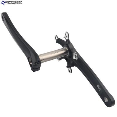 公路车曲柄组 170mm曲柄铝合金中空一体牙盘110BCD 36-52T单盘