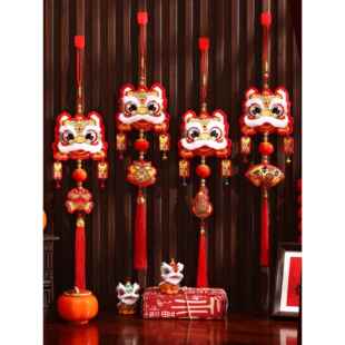 新年入户门吉祥挂件装饰26马年春节过年醒狮客厅福字挂饰贺年布置