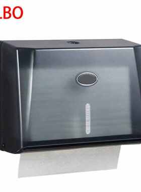 GLBO免打孔干手纸巾盒擦手纸盒厕所壁挂式塑料防水抽纸盒擦手纸架