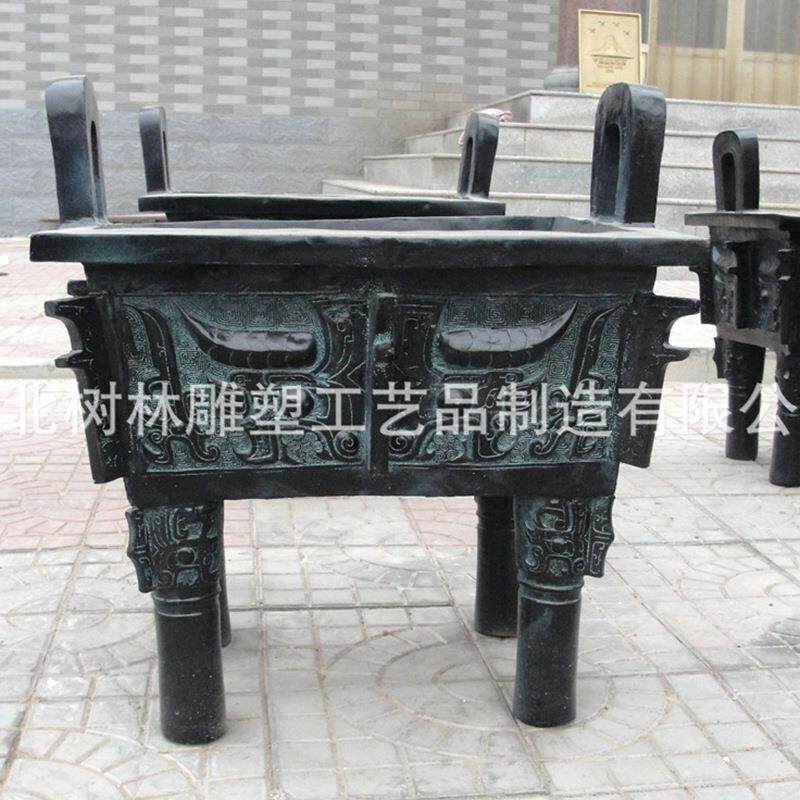 大型纯铜司母戊鼎厂家供应铜鼎盛千秋宝鼎盛鼎大克鼎广场摆件
