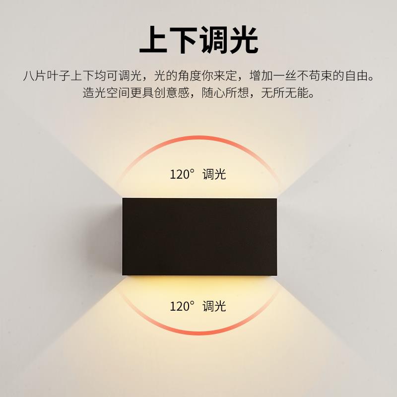 庆一户外壁灯水led外壁灯阳MLU台双防头墅外墙楼梯别室庭院洗墙灯