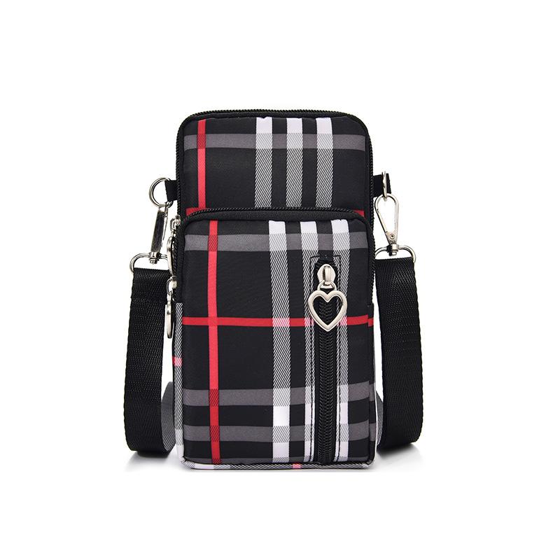 手机包老人用女斜挎包2024新款韩版百搭小包手机袋挂脖装零钱包竖