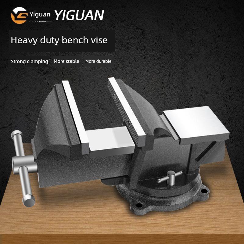 工作台虎钳工业级重型工作台虎钳家用多功能虎台式钳子工作台平口图片