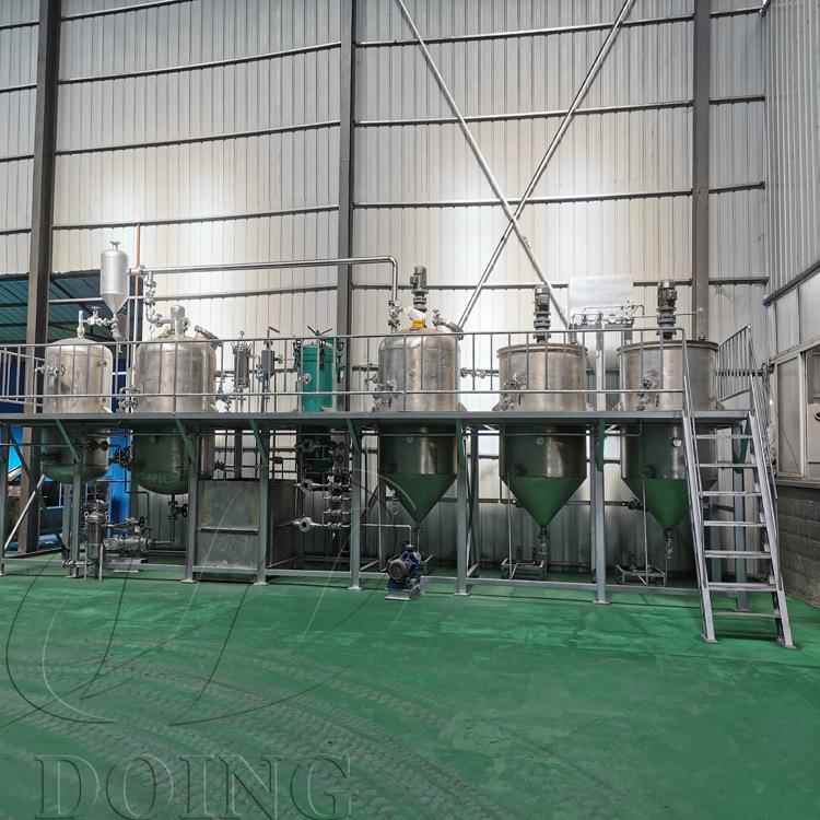 食用油小型精炼机国瑞供应棉籽油精炼成套设备