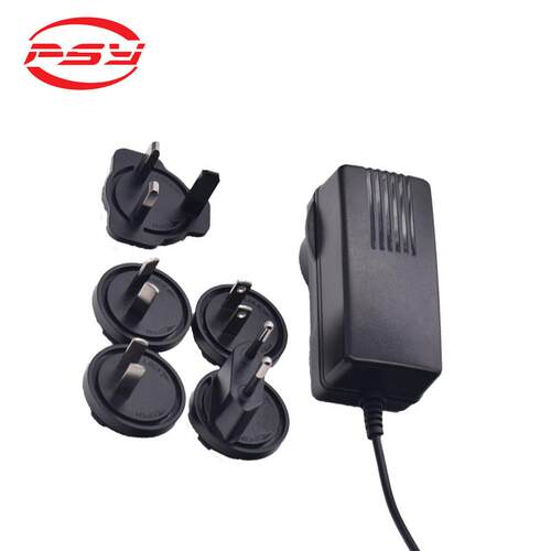 20V3A转换头电源PSE CE UKCA 3C UL SAA认证AC插脚可换电源供应器