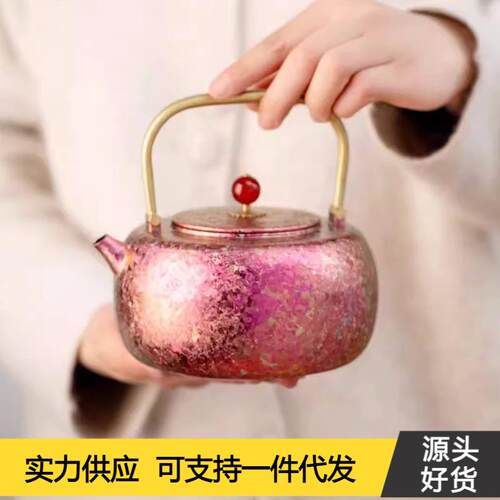 博友制钛提梁壶系列烧水壶户外露营野营茶壶煮水壶
