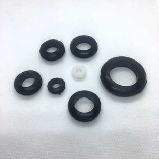 pvc内孔50 配电箱柜密封电缆线出线圈塑料环 80双面护线圈100装