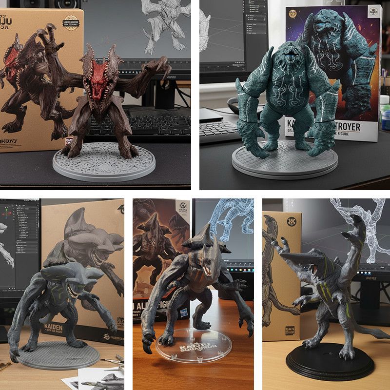 环太平洋2怪兽玩具雷神怪兽复恐怖怪物手办儿童玩具模型大号搞笑