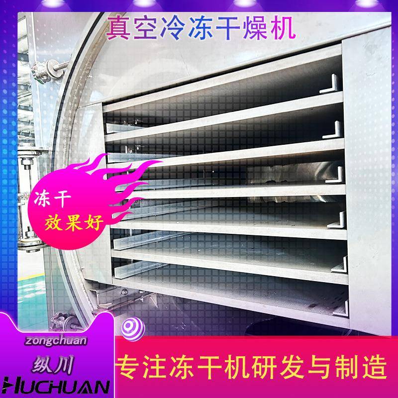 厚切酸奶块真空干燥机冻干圆仓鸭肉鸡柳冻干机奇异果冻干机