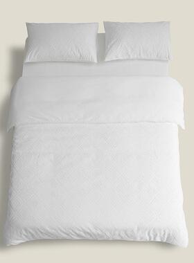 正品i水ns北欧四件套公主风全棉床品白色剪花洗20棉被套床单20*20