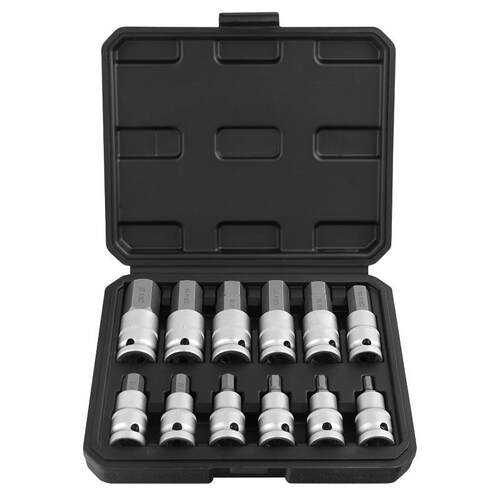 12件内六角套筒梅花t40t50六角电动扳手内六角头旋具套筒工具套装