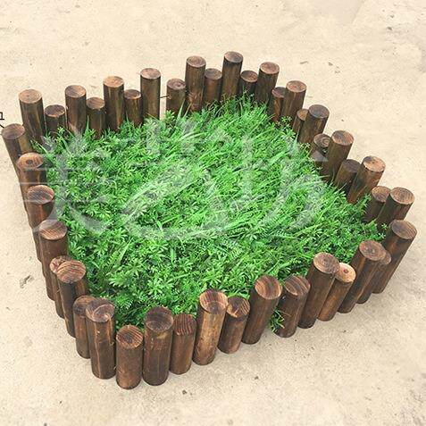 仿真植物盆景围栏栅栏地面装饰绿植墙搭配假花草园艺园林造景草坪