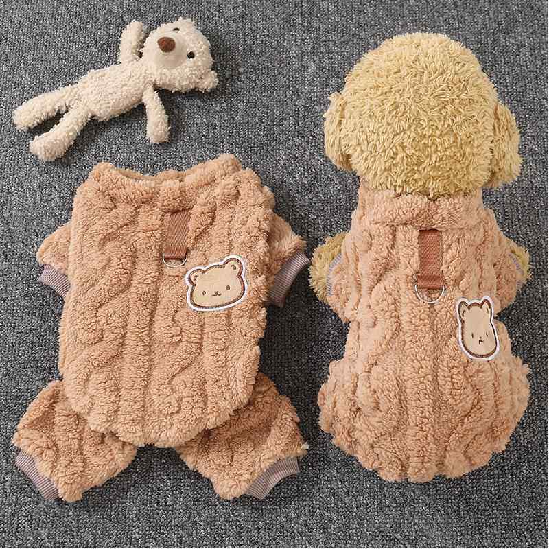 可牵引小狗狗衣服四脚秋冬款宠物小型幼犬泰迪比熊雪纳瑞加绒冬天,宠物/宠物食品及用品,狗宠物服装/雨衣,淘宝优惠券,粉丝福利购,淘宝优惠卷