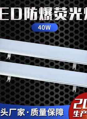 LED防爆荧光灯40W防爆吸顶式荧光灯车间照明仓库照明隧道照明