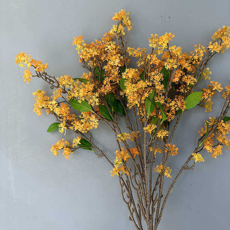仿真桂花仿真花婚庆花艺桂花树婚庆道具仿真雪柳仿真四季桂绿植