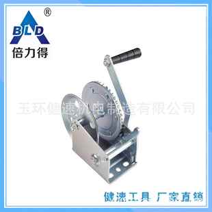 手KS1200动船手摇用绞盘1200磅 空架起重b工绞具卷扬机镀锌盘
