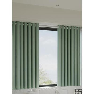 2025新款遮光窗帘卧室专用全遮光免打孔安装卧室飘窗客厅遮阳专用