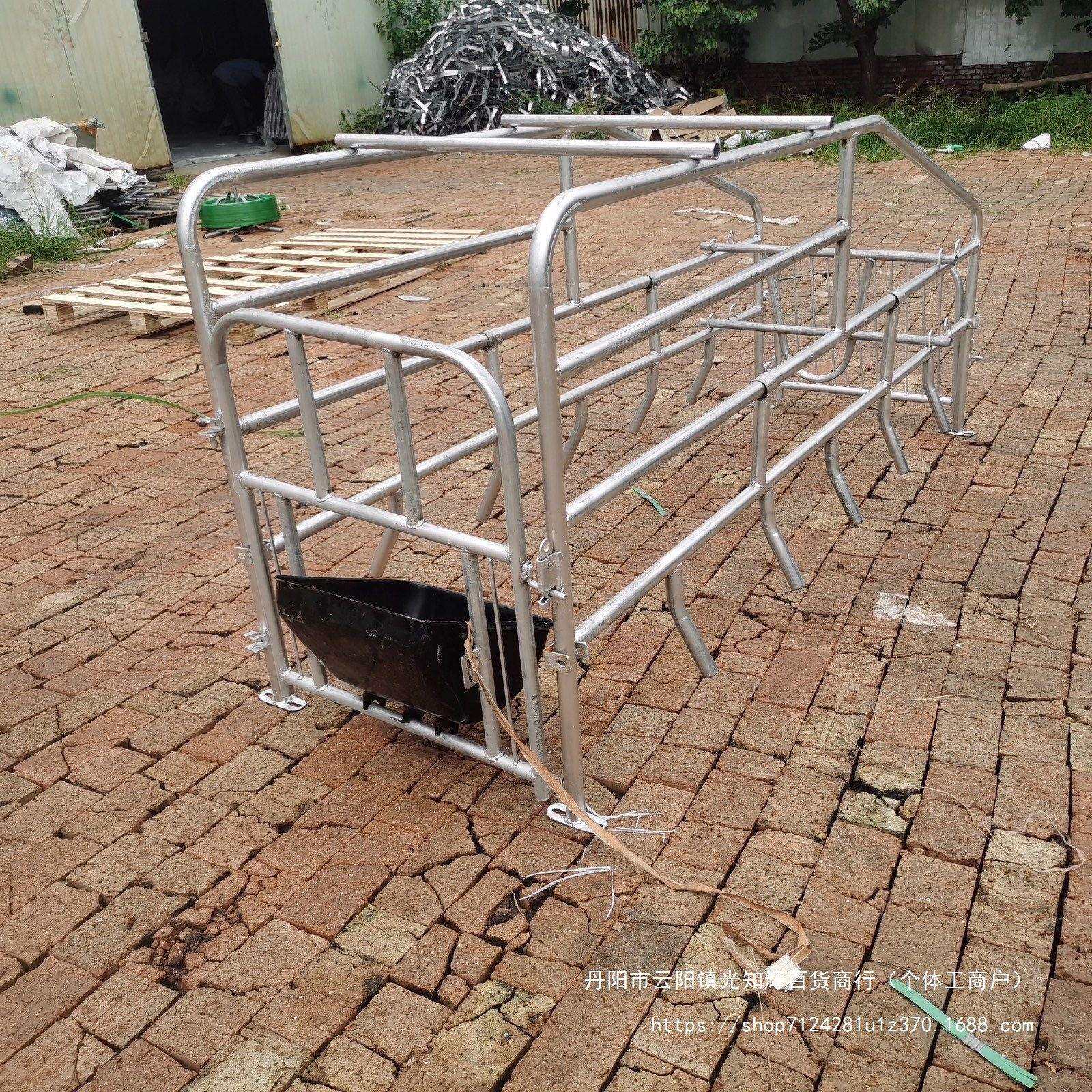 猪产床全套一整套产床母猪定栏落地式镀锌钢管简易落地产床单体母