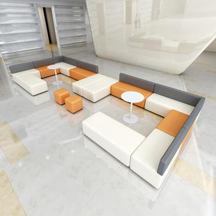 需定制音乐厅美术馆走廊大厅活动室休息座椅酒吧沙发卡座茶几自由