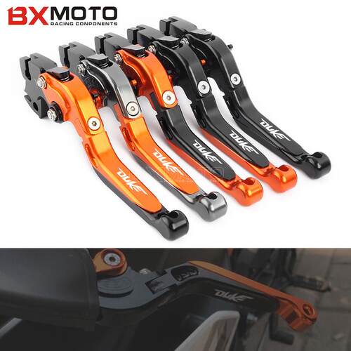 适用KTM DUKE390 250 200 125 改装刹车牛角离合手把拉杆配件